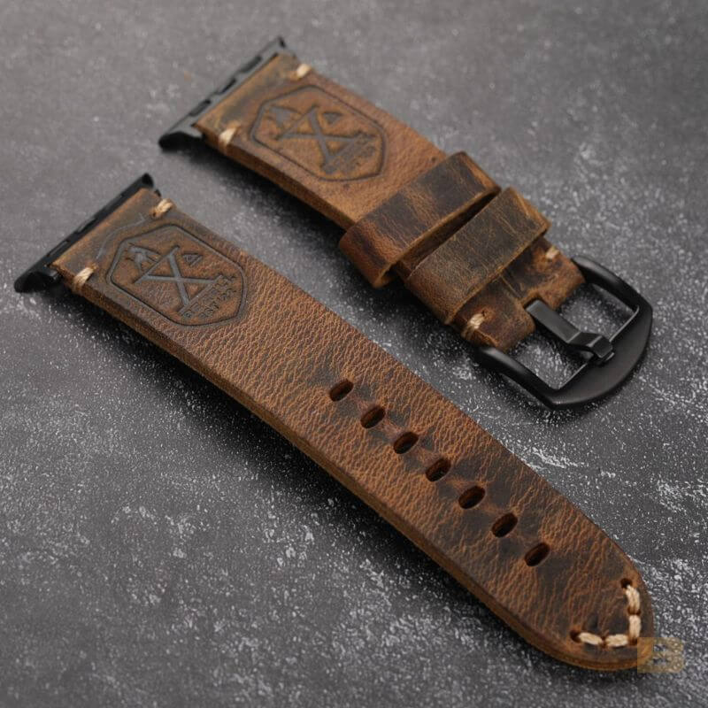 Vintage Leather Apple Watch Strap
