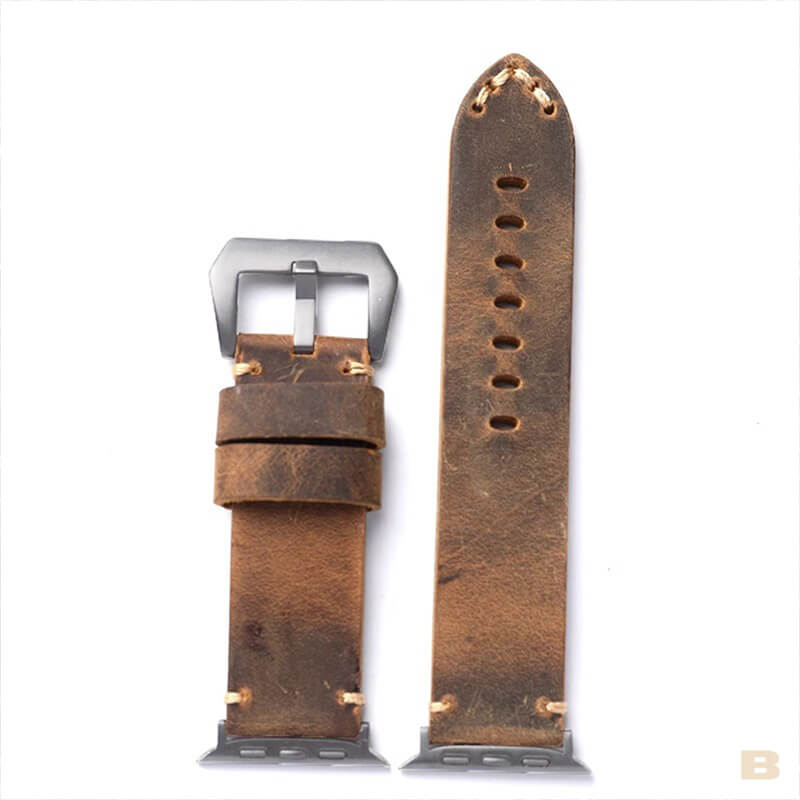 Vintage Leather Apple Watch Strap