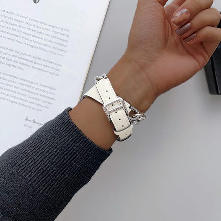 Leather Chain Strap for Apple Watch
