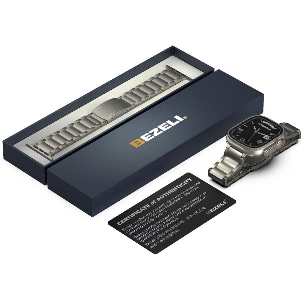 Bezeli Discount Code Titanium+Leather Band Bundle – Bezeli