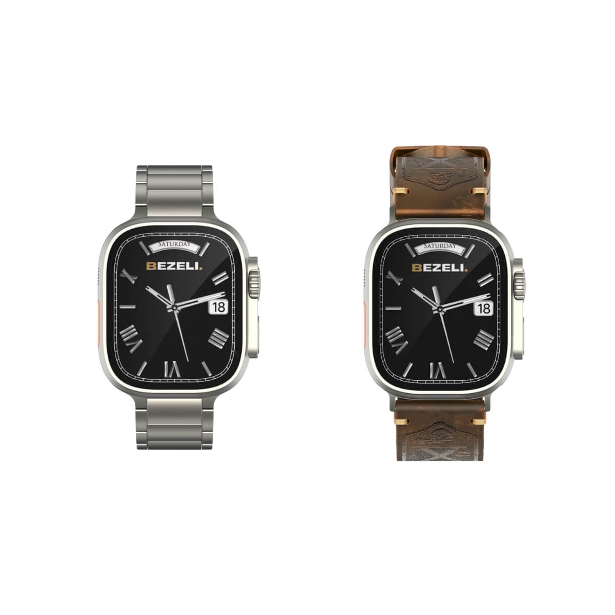 Bezeli Discount Code Titanium+Leather Band Bundle – Bezeli