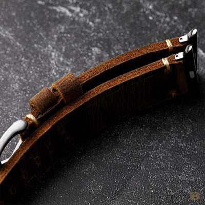 Vintage Leather Apple Watch Strap