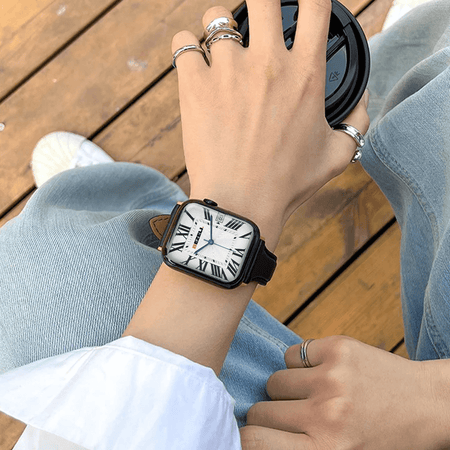 Slim Leather Strap for Apple Watch