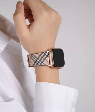 Checkmate Leather Apple Watch Strap
