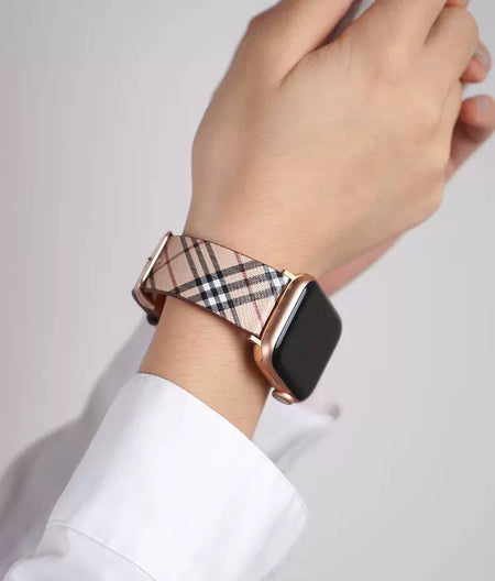 Checkmate Leather Apple Watch Strap