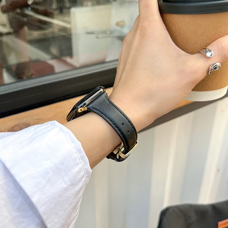 Slim Leather Strap for Apple Watch